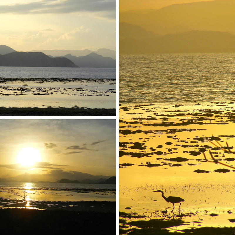 Pulau Kanawa Sunrise Pic Collage