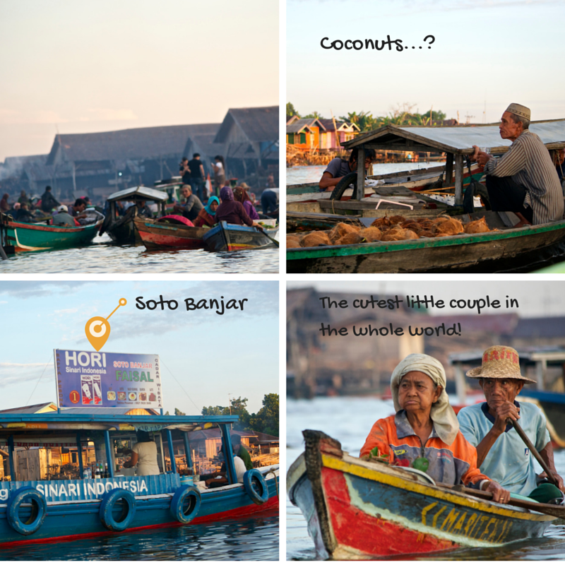 Banjarmasin Floating Market Pic Collage2