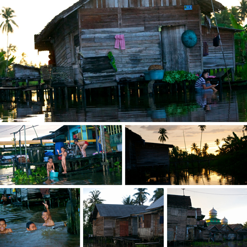 Banjarmasin River Canal Tour Pic Collage2