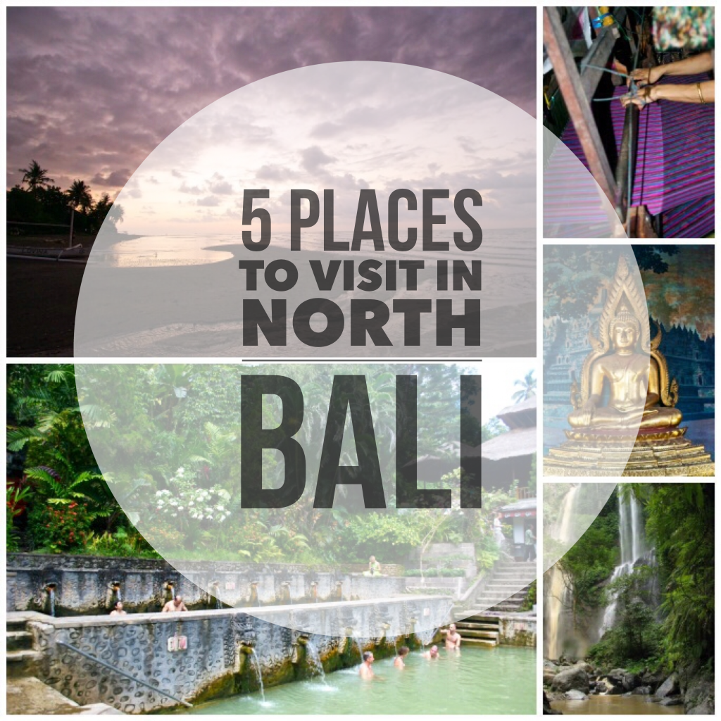 5 Places to Visit in North Bali Blog Title Pic