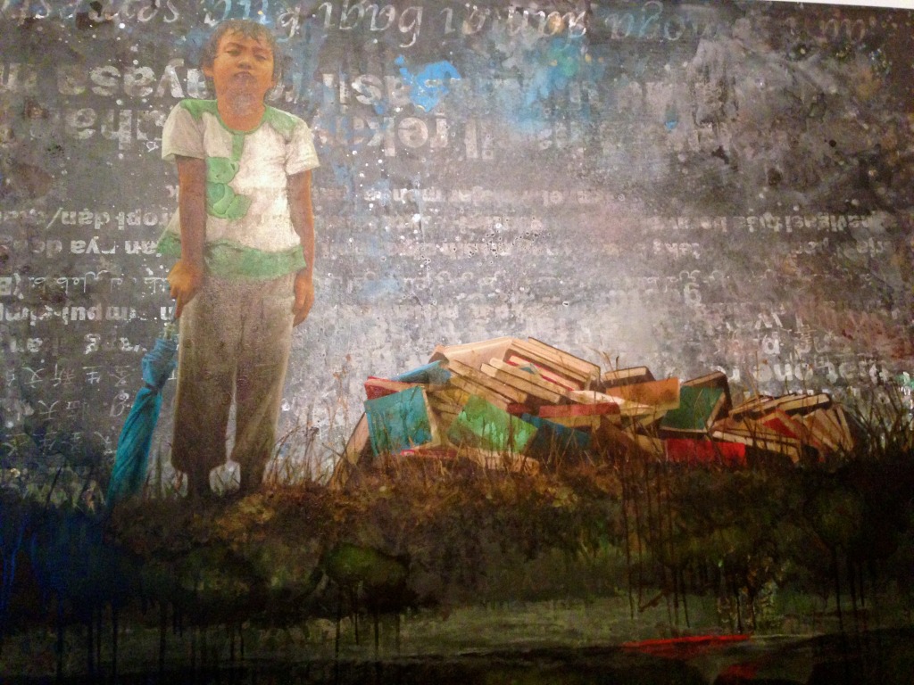 Seno Andrianto - Tjindur IV (Kesimpulan & Harapan) 2013 | Oil on canvas