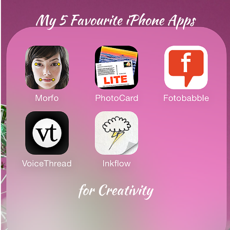 My 5 favourite iPhone Apps for Creativity Title Pic-2